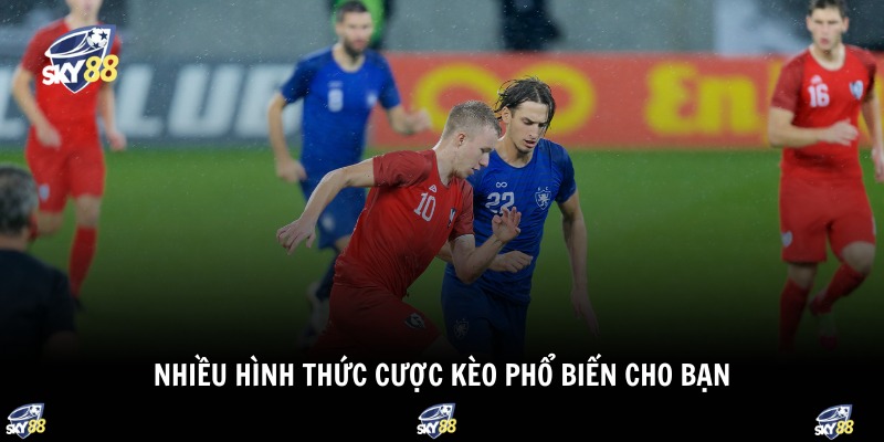 Nhiều hình thức cược kèo phổ biến cho bạn